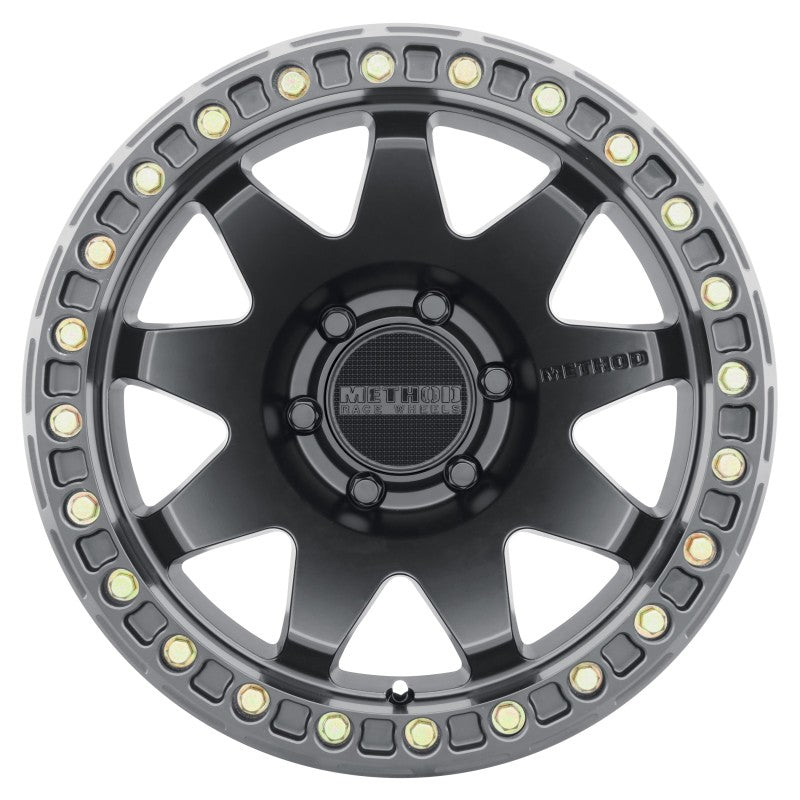 Method Mr108 17x9 -44mm Offset 6x5.5 106.25mm CB Matte Black w/BH-H24125-38 Wheel - Mammoth Racing -