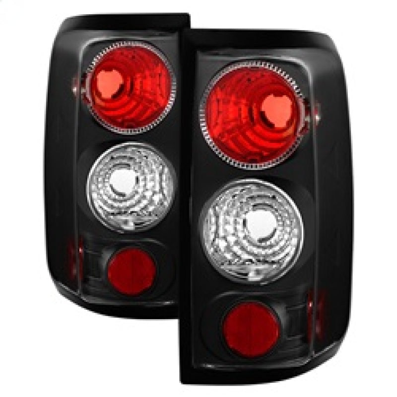 Spyder Ford F150 side 04-08 (Not Fit Heritage & SVT)Euro Tail Lights Blk ALT-YD-FF15004-BK - Mammoth Racing -