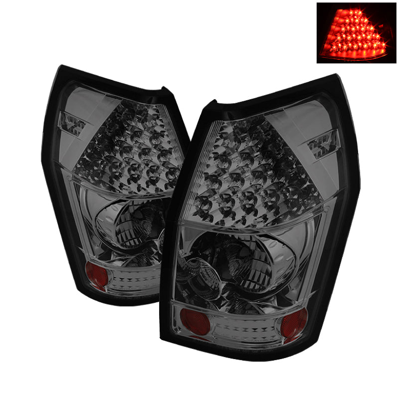 Spyder Dodge Magnum 05-08 LED Tail Lights Smoke ALT-YD-DMAG05-LED-SM - Mammoth Racing -