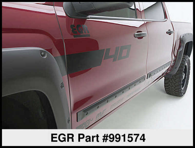 EGR Double Cab Front 41.5in Rear 28in Bolt-On Look Body Side Moldings (991574) - Mammoth Racing -