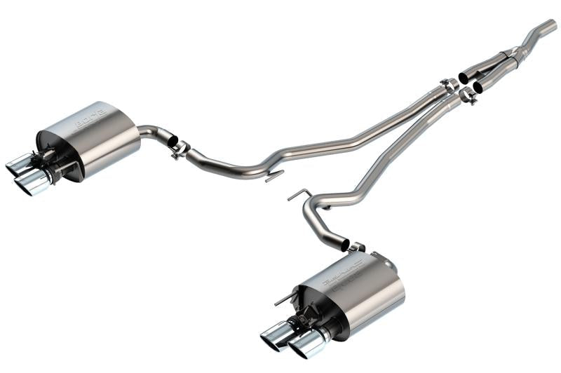 Borla 19-20 Ford Mustang Ecoboost 2.3L 2.25in S-type Exhaust w/ Valves - Mammoth Racing -