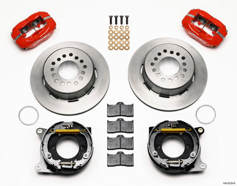 Wilwood Forged Dynalite P/S Park Brake Kit-Red 2005-2014 Mustang - My Store