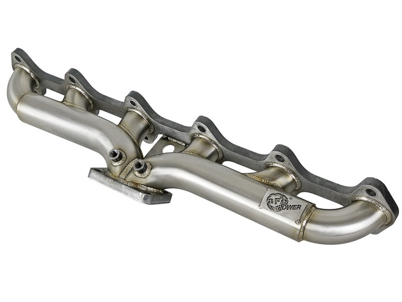 aFe Twisted Steel Header Turbo Manifold (T4) 98.5-02 Dodge Diesel Trucks L6 5.9L (td) - Mammoth Racing -