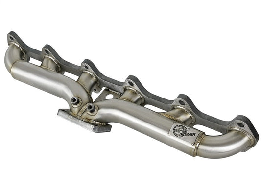 aFe Twisted Steel Header Turbo Manifold (T4) 98.5-02 Dodge Diesel Trucks L6 5.9L (td) - Mammoth Racing -