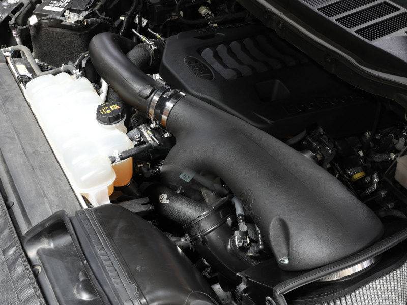 aFe BladeRunner 21-22 Ford F-150 Ecoboost V6-3.5L(tt) Aluminum Hot and Cold Charge Pipe Kit Black - My Store
