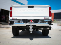 aFe Large Bore-HD 5 IN 409 SS DPF-Back Exhaust System w/Black Tip 20-21 GM Truck V8-6.6L - Mammoth Racing -