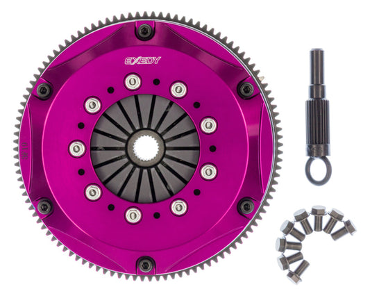 Exedy 1989-1994 Nissan 240sx Hyper Twin Cerametallic Clutch Sprung Center Disc Push Type Cover - Mammoth Racing -