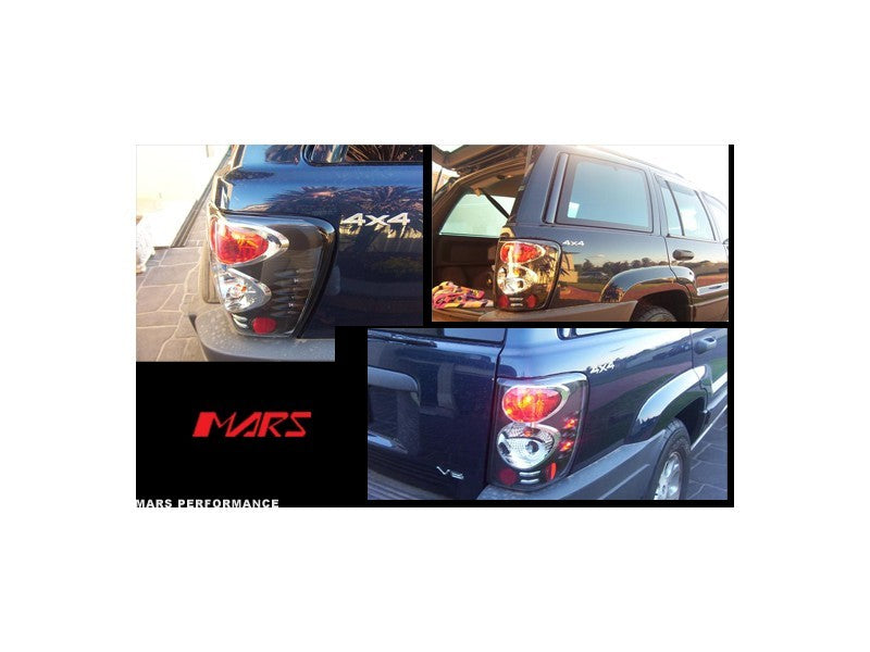 Spyder Jeep Grand Cherokee 05-06 Euro Style Tail Lights Black ALT-YD-JGC05-BK - Mammoth Racing -