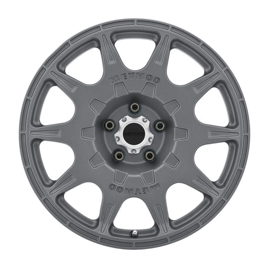 Method Mr502 Rally 17x8 +38mm Offset 5x100 67.1mm CB Titanium Wheel