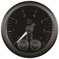 Autometer Stack 52mm 0-7 Bar M10 Male Pro-Control Oil Pressure Gauge - Black - My Store