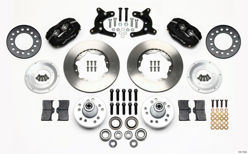 Wilwood Forged Dynalite Front Kit 11.00in 62-72 CDP A Body - 9in Drum - Mammoth Racing -