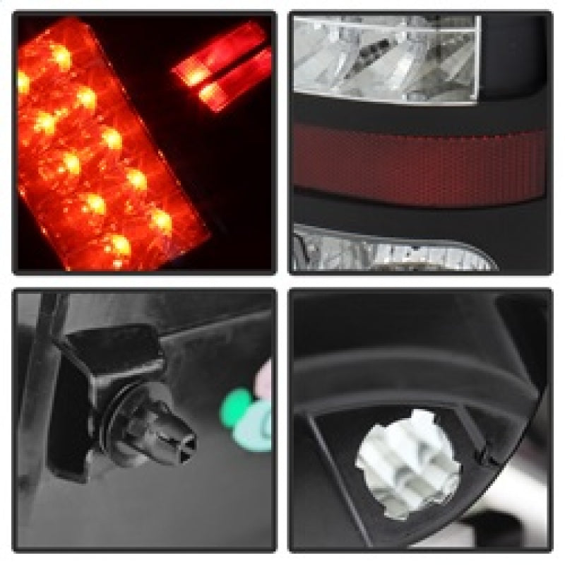 Spyder Dodge Ram 1500 13-14/Ram 2500 13-14 LED Tail Lights LED Model only - Blk ALT-YD-DRAM13-LED-BK - Mammoth Racing -