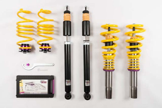 KW Coilover Kit V1 Audi A4 S4 (8K/B8) w/o electronic dampening controlSedan FWD + Quattro - Mammoth Racing -