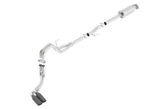 Borla 15-16 Ford F-150 3.5L EcoBoost Ext. Cab Std. Bed Black Chrome CB Exhaust ATAK Truck Side Exit - My Store