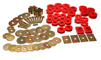 Energy 64-67 Buick Century/Regal/Grand National/Skylark/Special Red Body Mount Set - Mammoth Racing -
