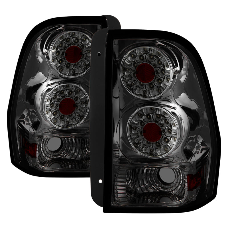Xtune Chevy Trailblazer 02-09 LED Tail Lights Smoke ALT-ON-CTB02-LED-SM - Mammoth Racing -