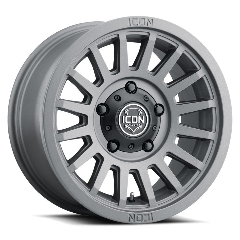 Icon Recon SLX 17x8.5 6x5.5 BP 25mm Offset 5.75in BS 95.1mm Bore Charcoal Wheel - Mammoth Racing -