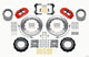 Wilwood Narrow Superlite 4R Front Hat Kit 14.00in Red 76-77 Ford Bronco Dana 44 w/Lines - My Store
