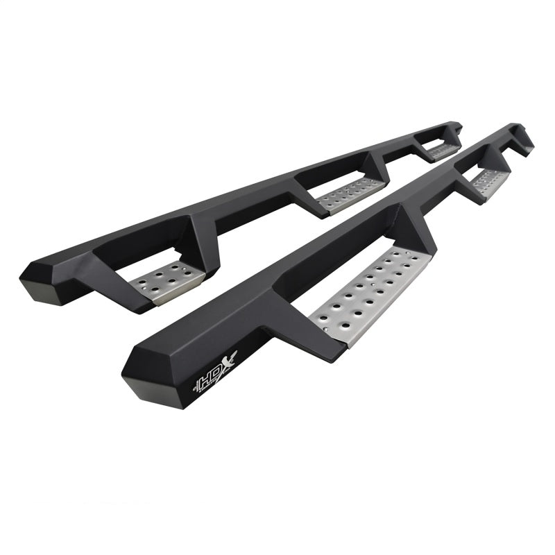 Westin 2020 Chevy Silverado 2500/3500 HDX Stainless Drop W2W Nerf Step Bars - Textured Black - Mammoth Racing -