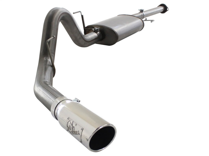 aFe MACHForce XP Exhausts Cat-Back SS 409 EXH Polished CB Ford F-150 11-12 V6-3.5L (tt) - Mammoth Racing -