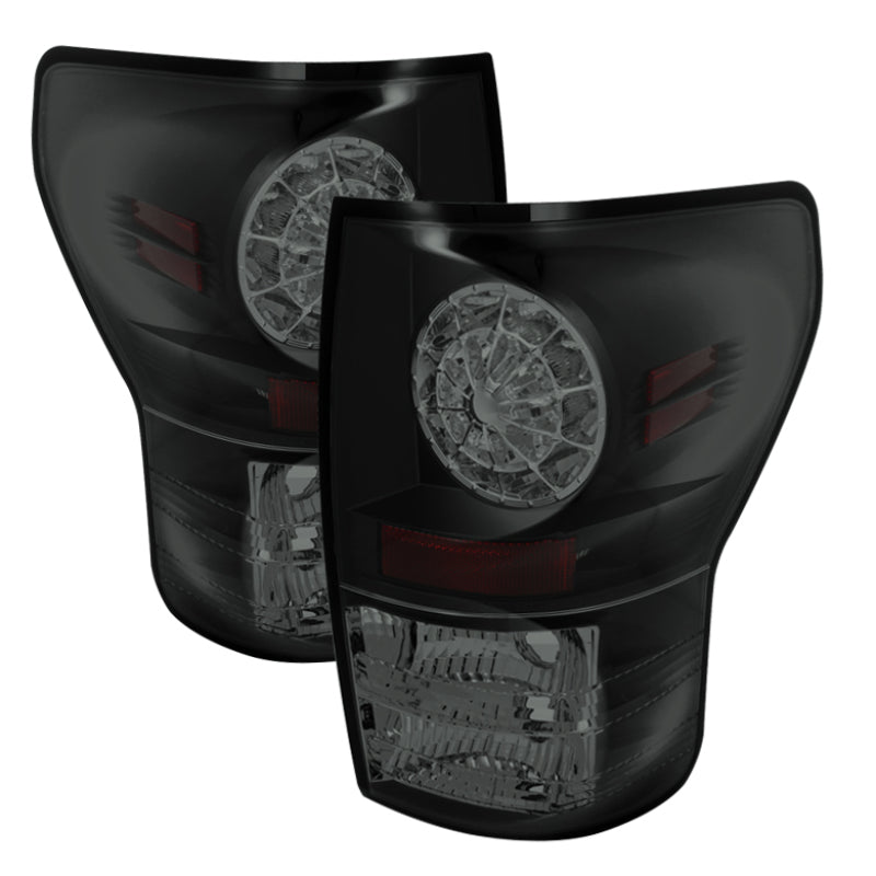 Spyder Toyota Tundra 07-13 LED Tail lights Black Smoke ALT-YD-TTU07-LED-BSM - Mammoth Racing -