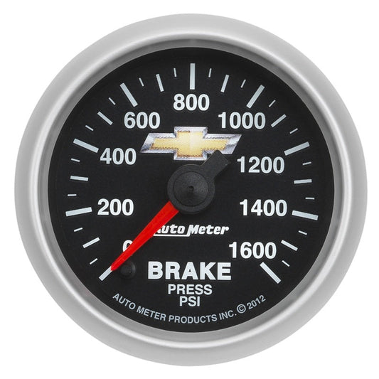 Autometer Performance Parts 52mm 0-1600 PSI Brake Pressure Copo Camaro Gauge Pack - My Store