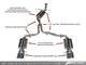 AWE Tuning Audi B8 A5 2.0T Touring Edition Exhaust - Quad Outlet Diamond Black Tips - Mammoth Racing -