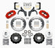 Wilwood Narrow Superlite 6R Front Hub Kit 12.88in Red 59-64 Chevy Impala / 63-64 Corvette - Mammoth Racing -