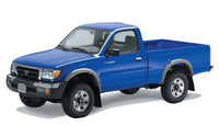 Bushwacker 95-00 Toyota Tacoma Fleetside Extend-A-Fender Style Flares 4pc w/ 4WD Only - Black - Mammoth Racing -