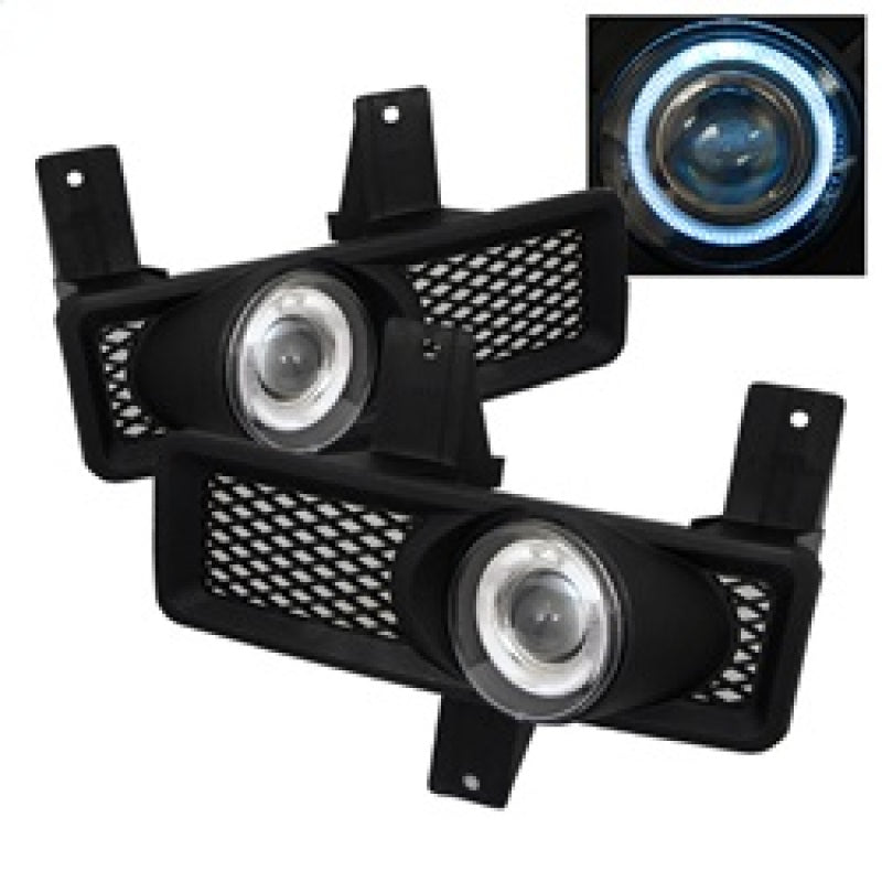 Spyder Ford F150 97-98/F250 LD 97-98 Halo Projector Fog Lights w/swch Clear FL-P-FF15097-HL - Mammoth Racing -