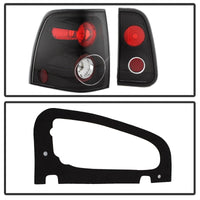 Spyder Lincoln Navigator 03-06 Euro Style Tail Lights Black ALT-YD-LN03-BK - Mammoth Racing -