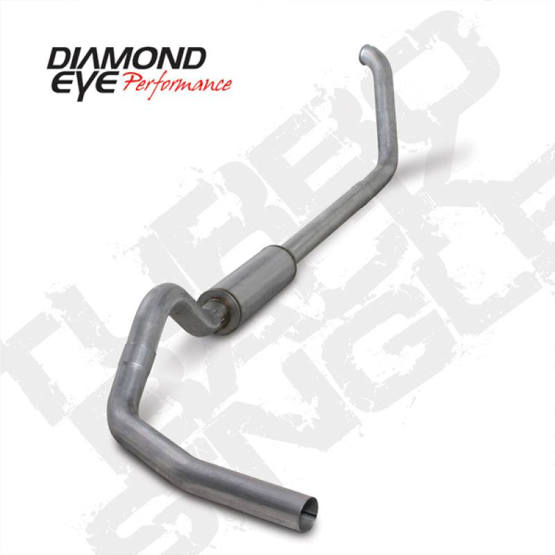 Diamond Eye KIT 4in TB SGL AL: 00-03 FORD 7.3L F250/F350 - Mammoth Racing -
