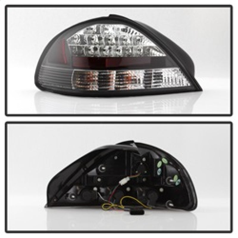 Spyder Pontiac Grand AM 99-05 LED Tail Lights Black ALT-YD-PGAM99-LED-BK - Mammoth Racing -