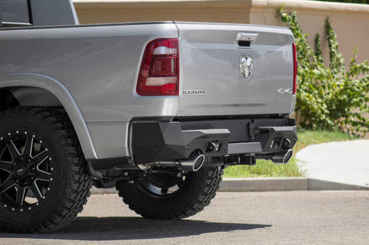 Addictive Desert Designs 2019 Ram 1500 Hammer Stealth Fighter Rear Bumper w/ 6 Sensor Cutouts - My Store