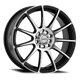 Maxxim Champ 14x6 8x100/114.3 Et38 Machined Face / Gloss Black - Mammoth Racing -