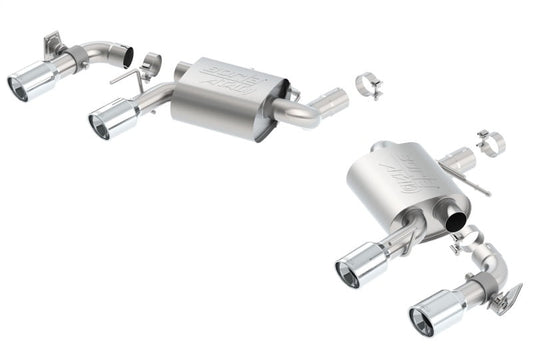 Borla 16 Chevy Camaro SS 6.2L w/ Dual NPP Atak Quad RD RL Tips Dual Exit Rear Section Exhaust - My Store