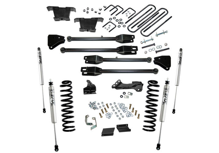 Superlift 11-16 Ford F-250 SuperDuty 4WD Diesel 4in Lift Kit w/ A 4 Link Conversion/Fox 2.0 Shocks - Mammoth Racing -