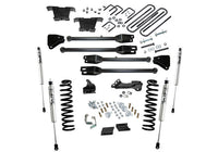 Superlift 11-16 Ford F-250 SuperDuty 4WD Diesel 4in Lift Kit w/ A 4 Link Conversion/Fox 2.0 Shocks - Mammoth Racing -