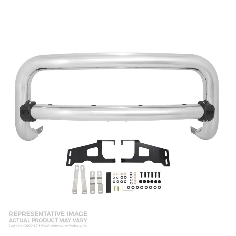 Westin 2010-2018 Ram 2500/3500 Contour 3.5in Bull Bar - SS - Mammoth Racing -