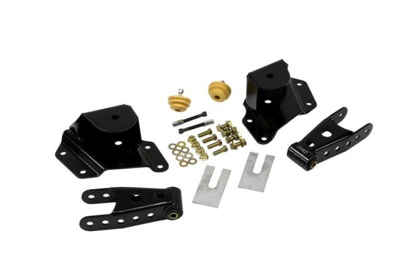 Belltech Shackle AND Hanger KIT 99-06 Gm/gmc 1500 STD CAB 4inch - Mammoth Racing -