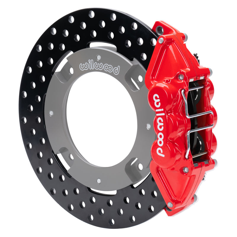 Wilwood 17-21 Can-Am X3rs Red 6-Piston Rear Kit 11.25in - Drilled Rotors - My Store