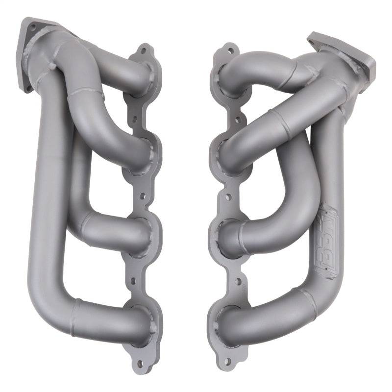 BBK 14-18 GM Truck 5.3/6.2 1 3/4in Shorty Tuned Length Headers - Titanium Ceramic - Mammoth Racing -