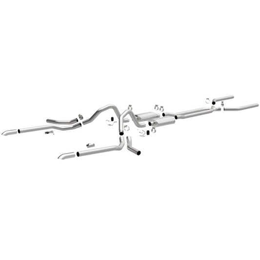 MagnaFlow 65-68 Chevy Impala All V8 Multiple Exit Options Crossmember-Back Perf Exhaust - Mammoth Racing -