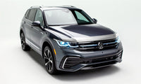 AVS 18-21 Volkswagen Tiguan Aeroskin Low Profile Hood Shield - Chrome - Mammoth Racing -