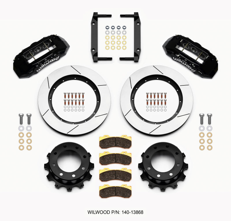 Wilwood Tx6r Rear Kit 15.50in Black 2005-2012 Ford F250/f350 4WD - My Store