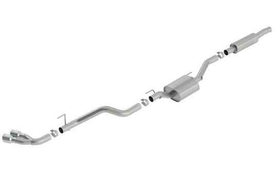 Borla 2020 Jeep Gladiator JT 3.6L V6 AWD S-Type Dual Side Catback w/ Black Tips