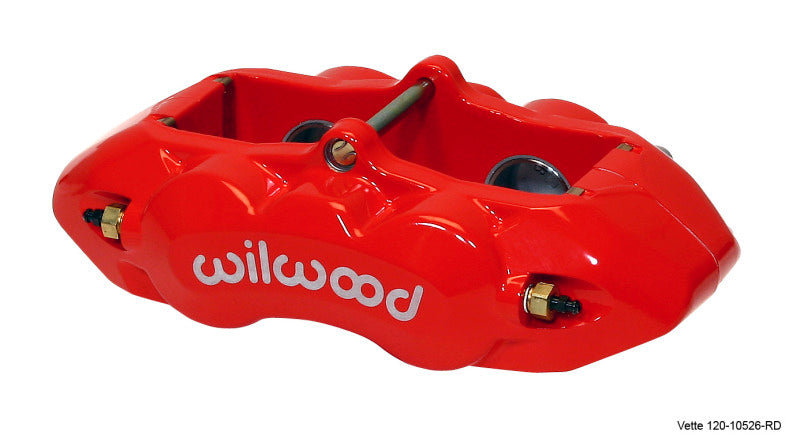 Wilwood Caliper-D8-4 Rear Red 1.38in Pistons 1.25in Disc - Mammoth Racing -
