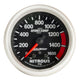 Autometer Sport-Comp II Pro Control 2-5/8in 1600 PSI Nitrous Pressure Gauge w/ Peak and Warn - My Store
