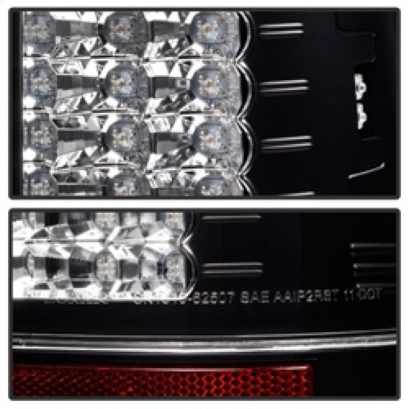Spyder Ford Super Duty 08-15 Version 2 LED Tail Lights Black ALT-YD-FS07-LED-G2-BK - Mammoth Racing -