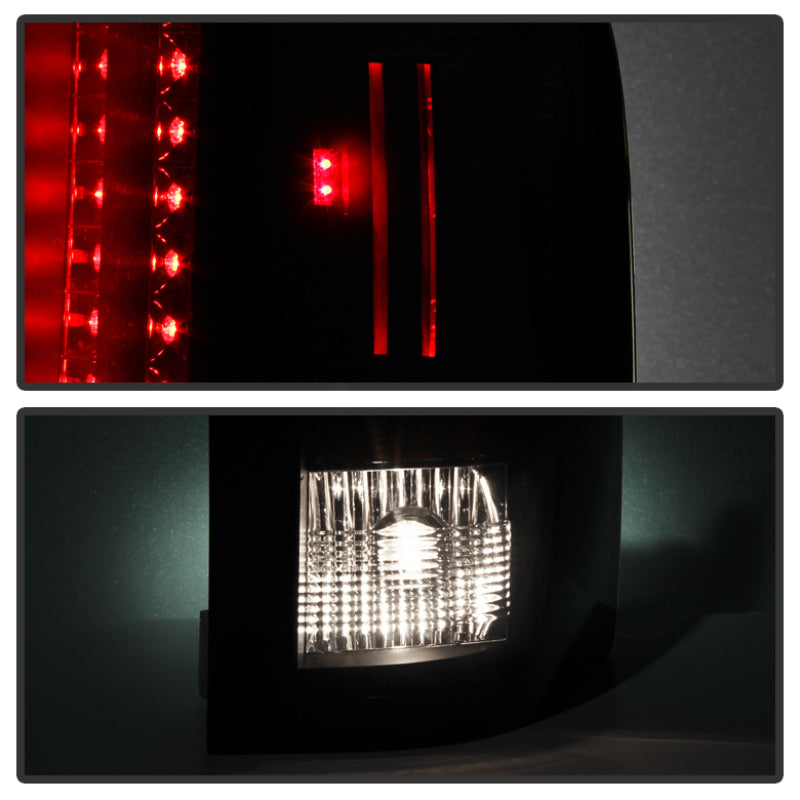 Spyder Chevy Silverado 07-13 LED Tail Lights Blk ALT-YD-CS07-LED-BK - Mammoth Racing -